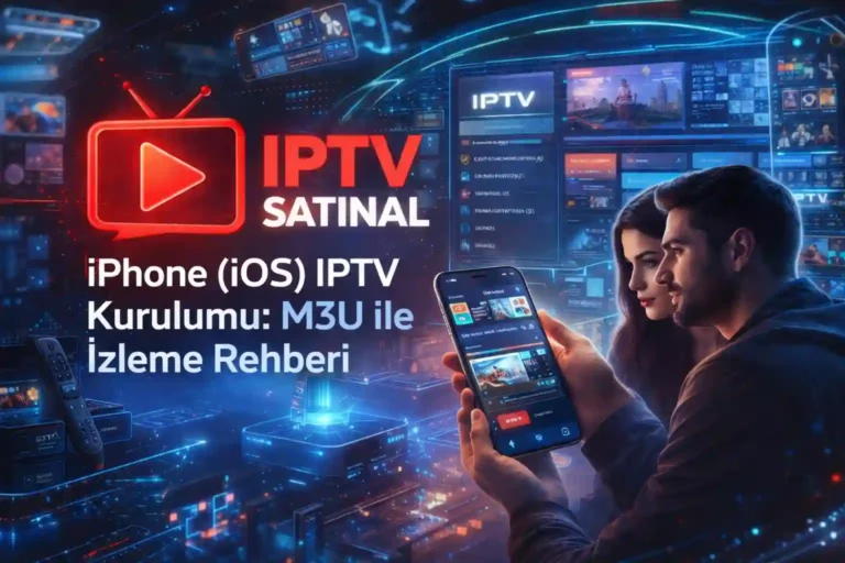 iPhone (iOS) IPTV Kurulumu için M3U ekleme ekranı (2026)