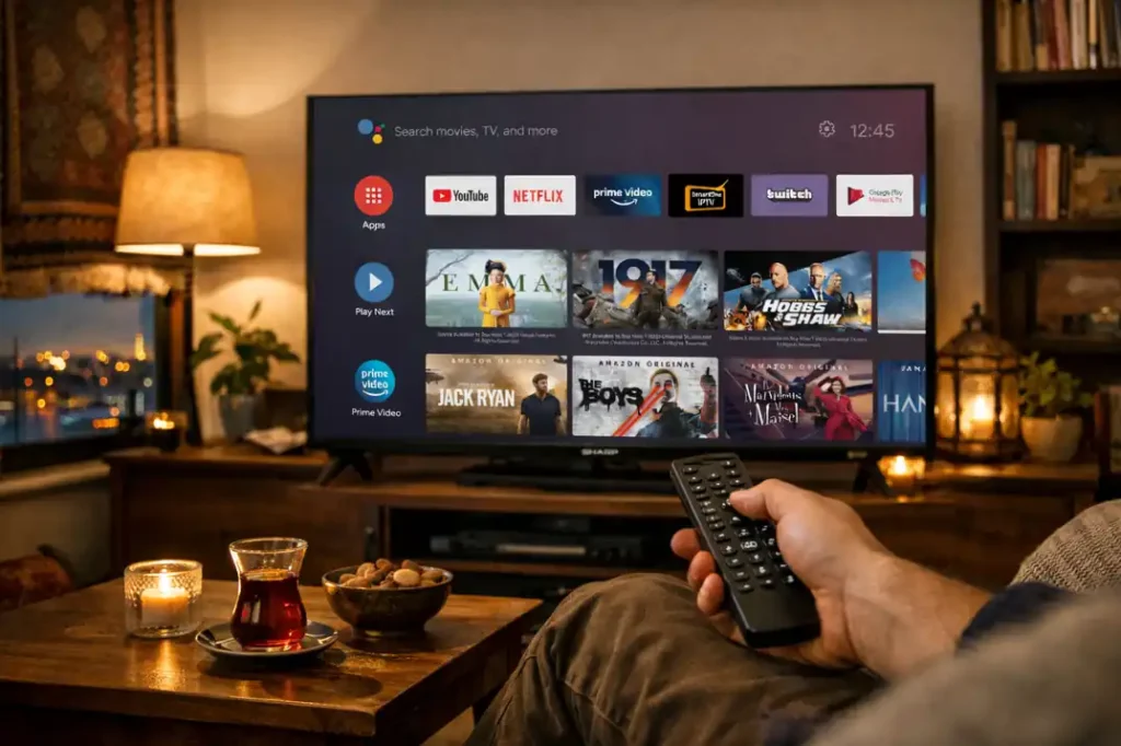 IPTV Smart Player Kurulumu için TV’de M3U liste ekranı