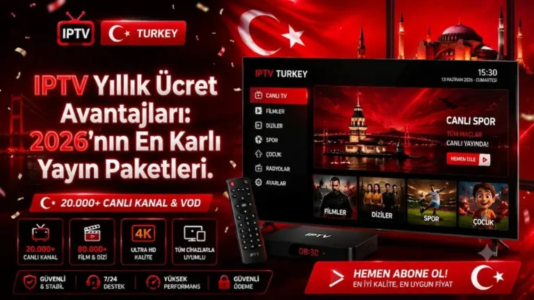 iptv yıllık ücret