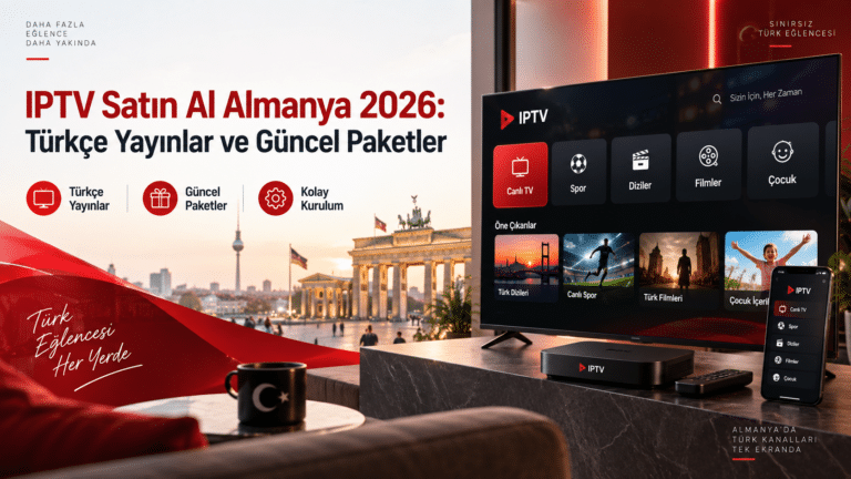 IPTV satın al Almanya 2026 Türkçe yayın ve güncel paket seçimi