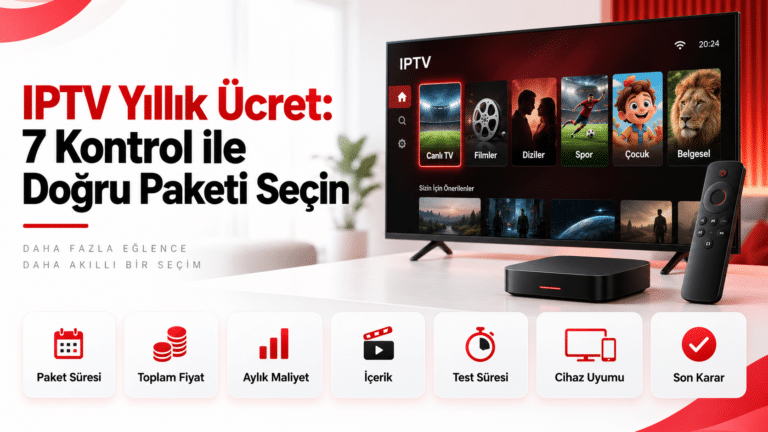 iptv yıllık ücret