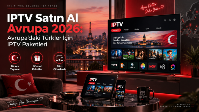 IPTV satın al Avrupa 2026 Türkçe IPTV paketleri